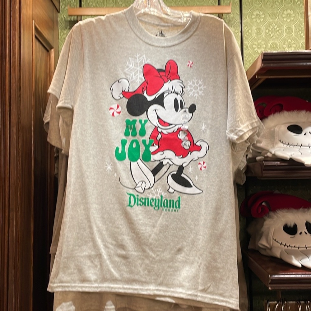 COPY - 2024 Disney Parks Disneyland Minnie Mouse My Joy Christmas T-Shirt